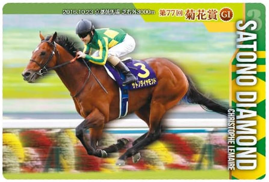 サトノダイヤモンド 直筆サインカード ( サラブレッドホースコレクション ) サトノダイヤモンド 直筆サインカード ( サラブレッドホース